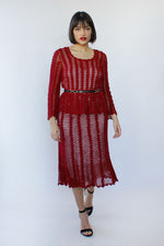 Ruby Crochet Skirt Set M