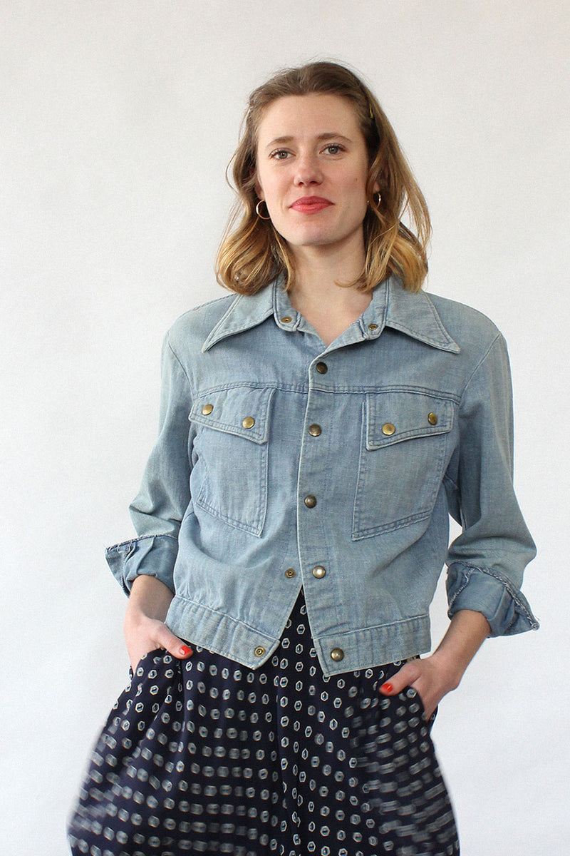 Washed Out Denim Jacket S/M