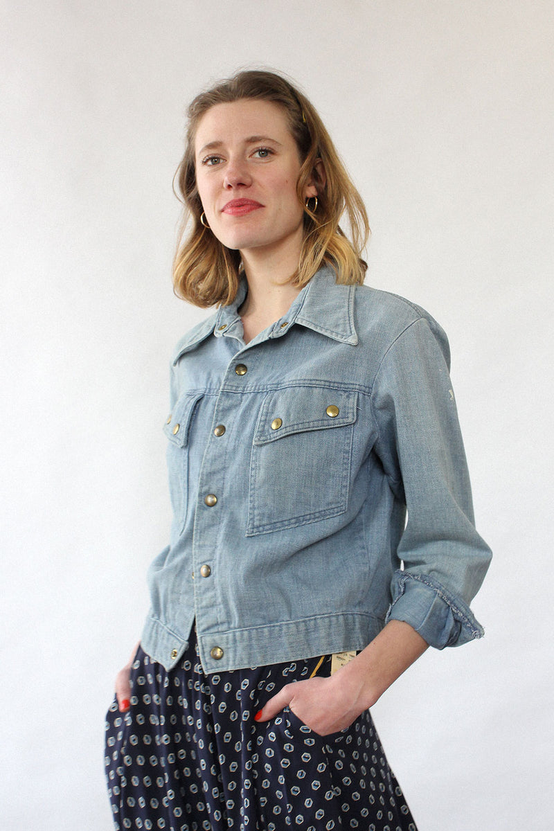 Washed Out Denim Jacket S/M