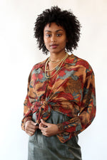 Leaf Impressions Blouse M/L