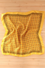 Silk Olive Marigold Scarf