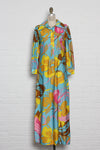 Trippy Floral Maxi Dress M/L