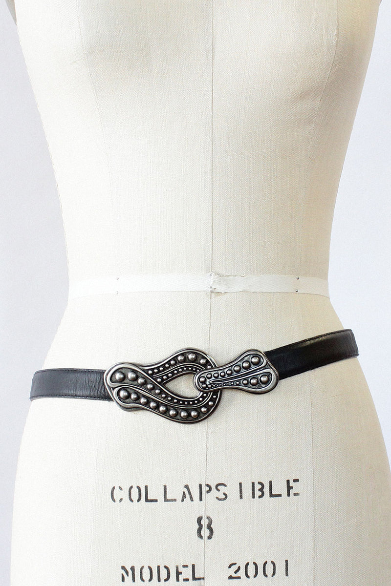 Pewter Hook Sling Belt
