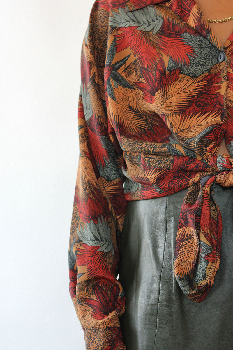 Leaf Impressions Blouse M/L