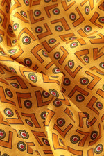 Silk Olive Marigold Scarf