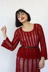 Ruby Crochet Skirt Set M