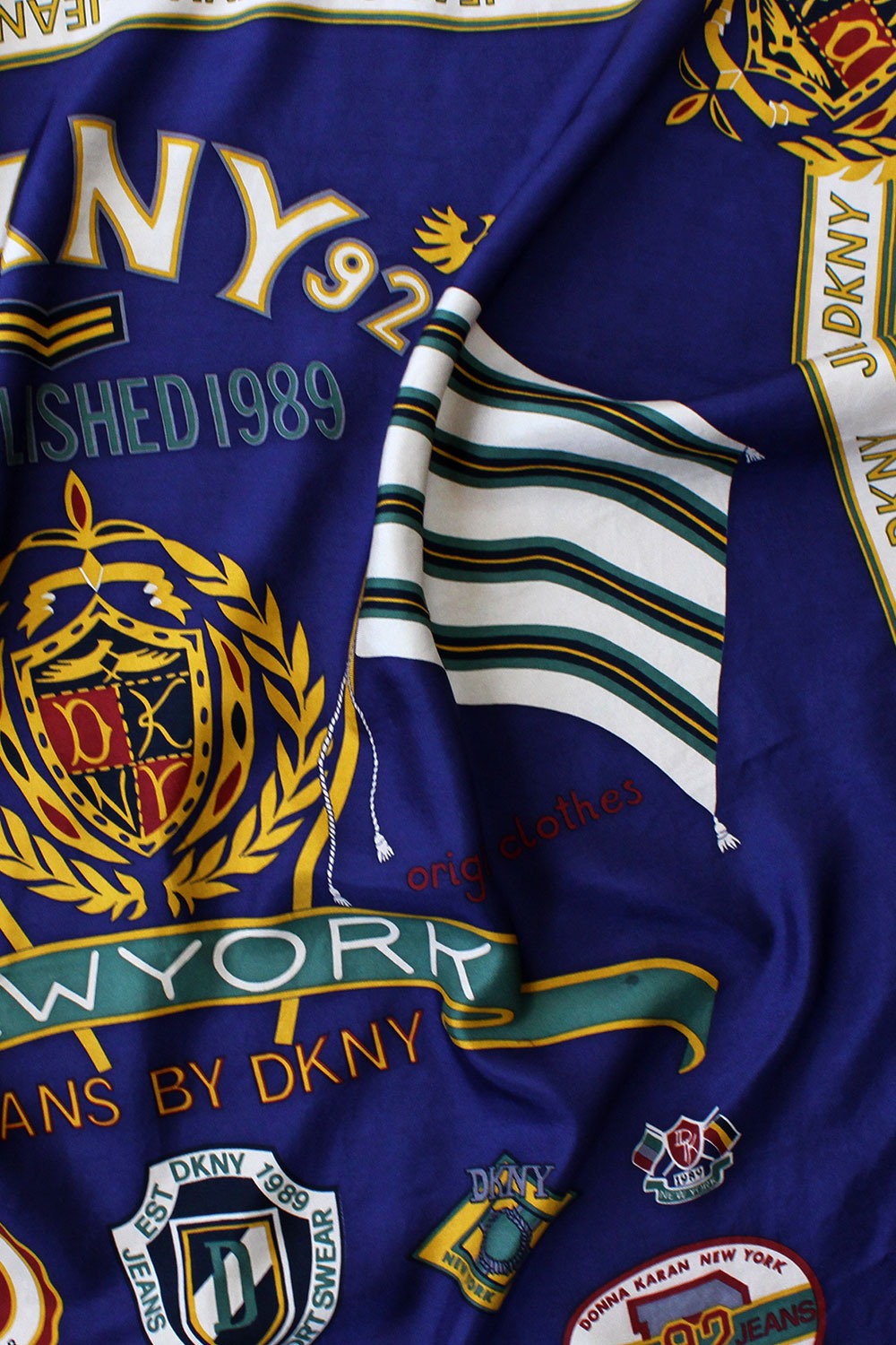 DKNY 1992 Silk Scarf – OMNIA