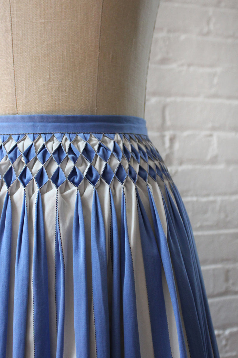 Italian Diamond Pleat Skirt XS