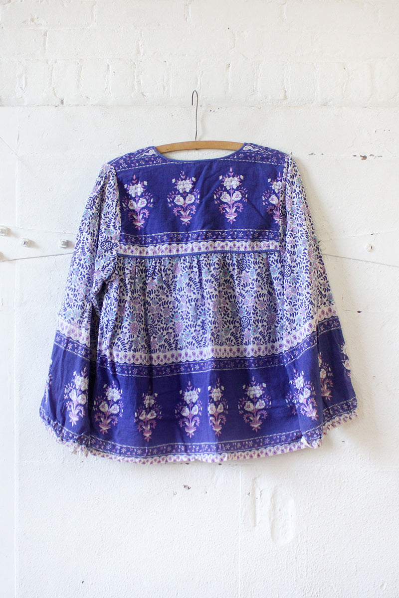 Orchid Indian Gauze Blouse M/L