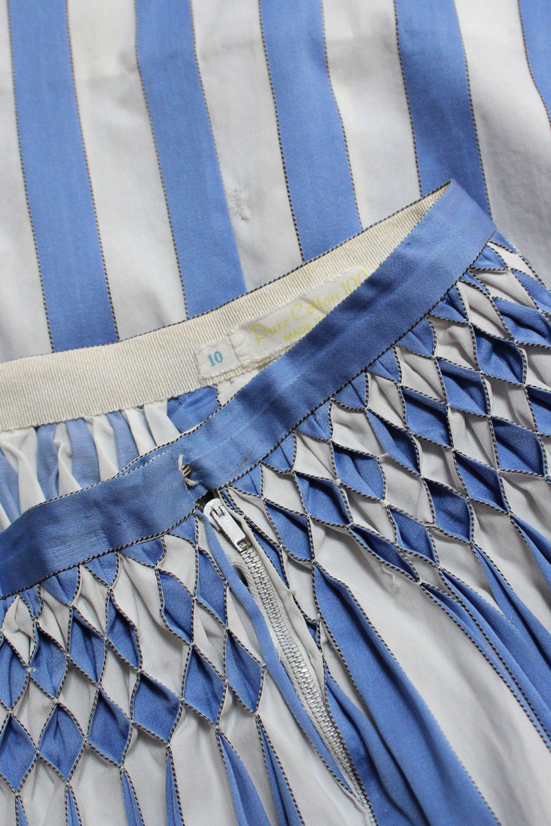 Italian Diamond Pleat Skirt XS