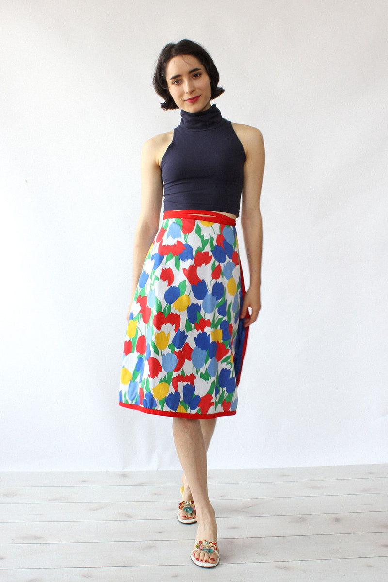 Carrie Tulip Wrap Skirt S-L