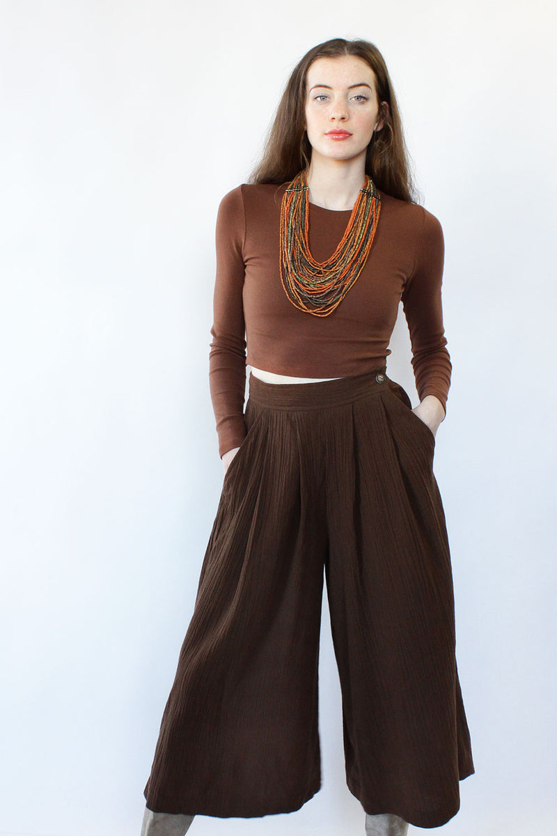 Chocolate Flare Gauchos XS/S/M