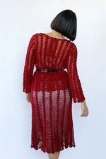 Ruby Crochet Skirt Set M