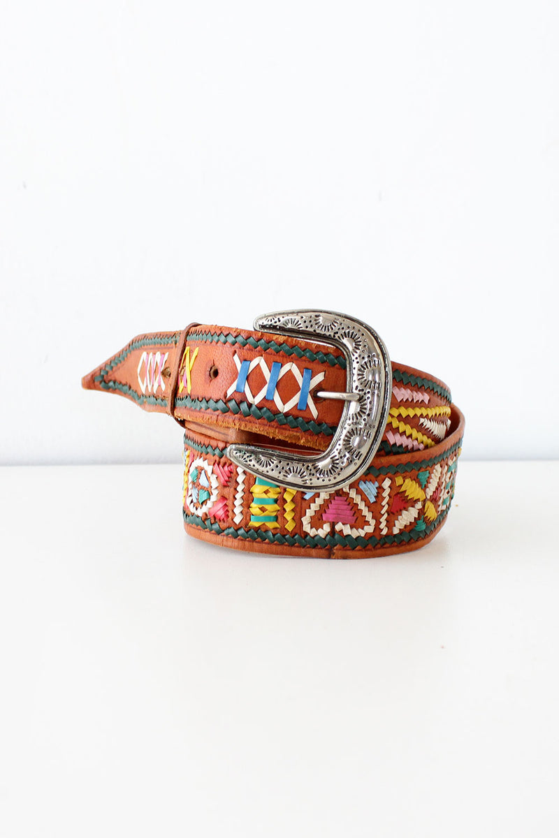 Wanderlust Woven Leather Belt
