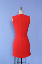 Tomato Red Mini Dress XS/S