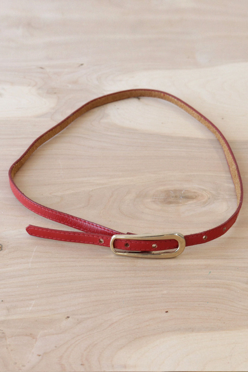 Skinny Ruby Belt XS/S