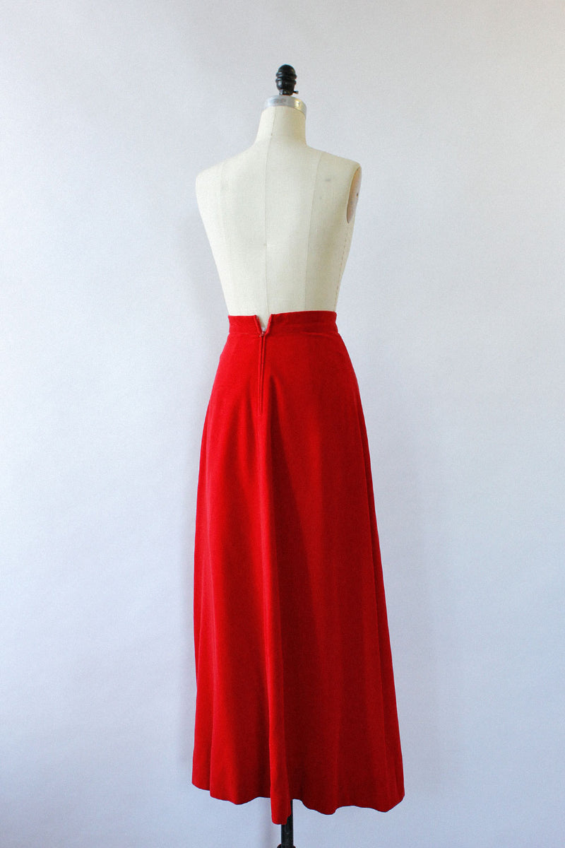 Sangria Velvet Maxi XS