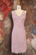 Alberta Ferretti Candy Lilac Bead Dress S