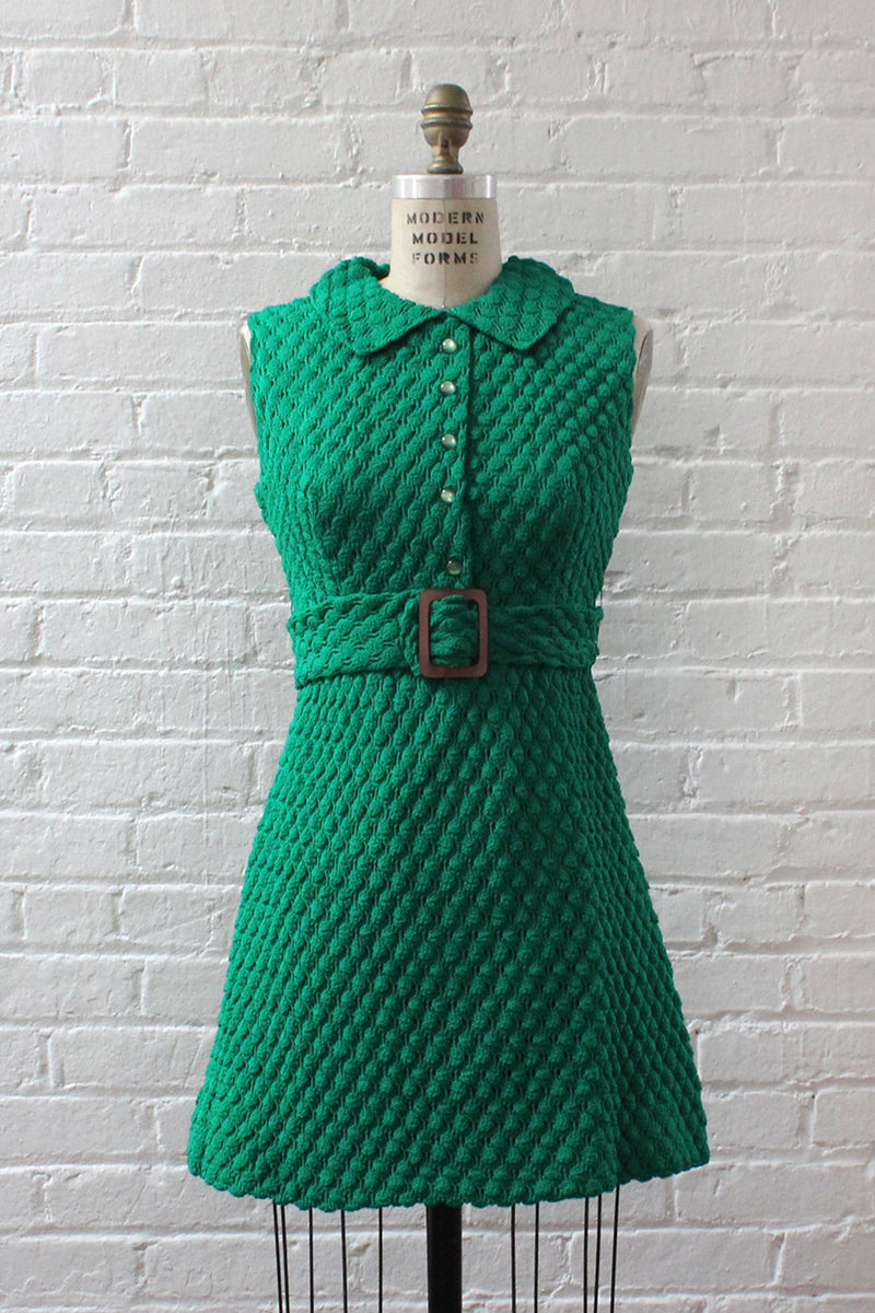 Kelly Crochet Mini Dress S