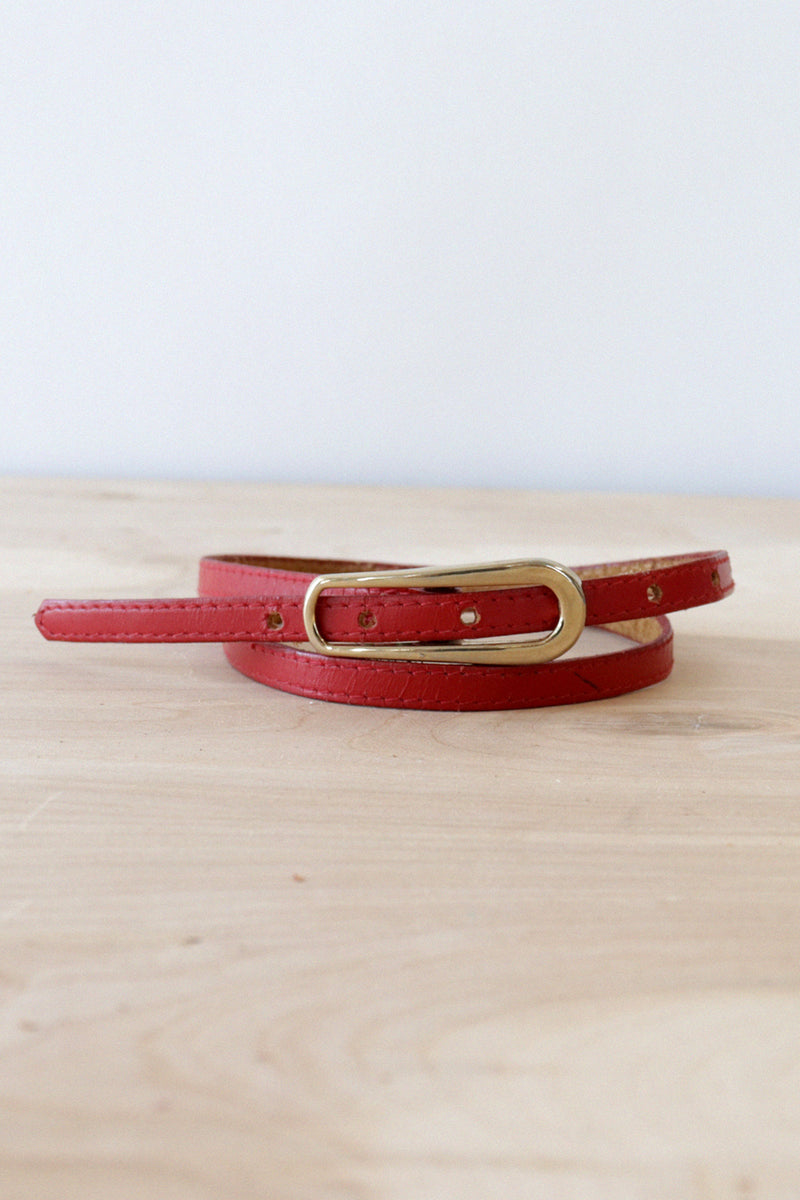 Skinny Ruby Belt XS/S