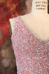 Alberta Ferretti Candy Lilac Bead Dress S