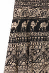 Camel Caravan Wrap Skirt