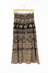 Camel Caravan Wrap Skirt