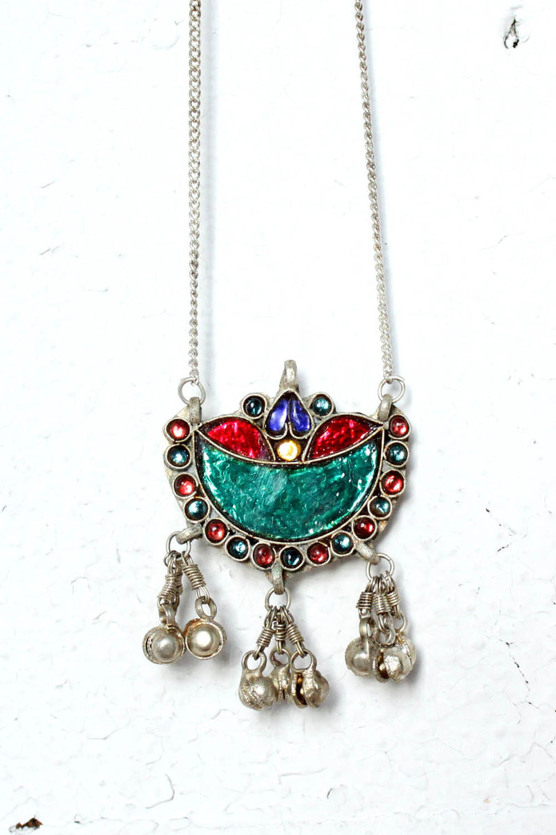 vintage indian silver necklaces