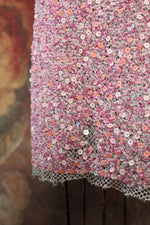 Alberta Ferretti Candy Lilac Bead Dress S