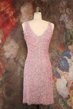 Alberta Ferretti Candy Lilac Bead Dress S