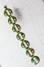 Floral Painted Cuba Bracelet