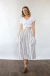 Genesis Striped Pocket Skirt XS