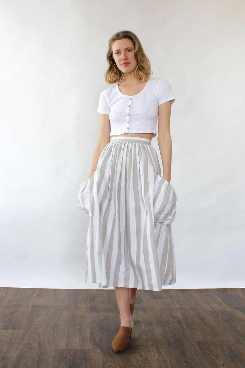 Genesis Striped Pocket Skirt XS
