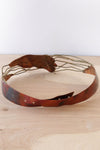 Brutalist Mixed Metal Statement Belt S/M