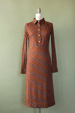 Di Camerino Buckle Print Shirt Dress XS-M