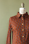 Di Camerino Buckle Print Shirt Dress XS-M