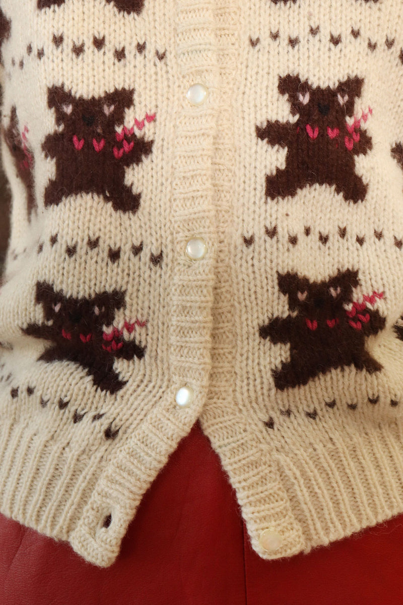 Teddy Bear Cardigan M/L