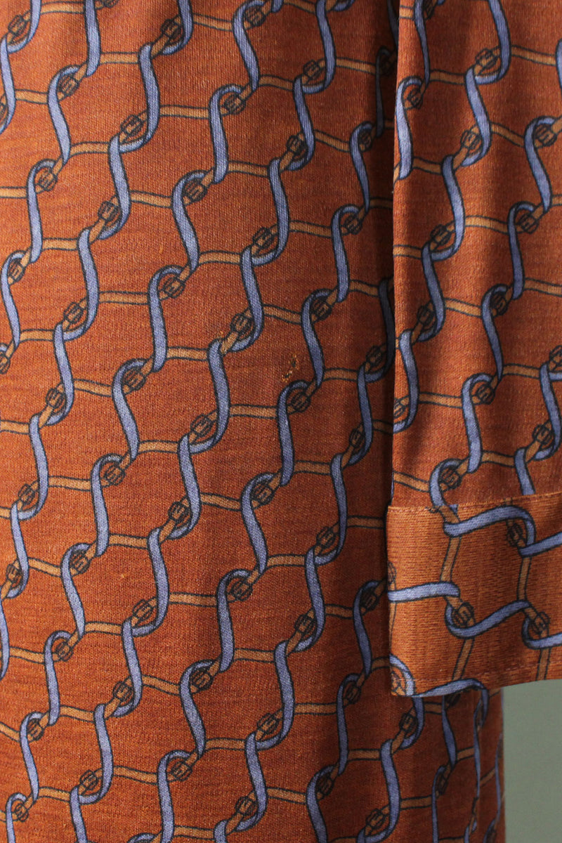 Di Camerino Buckle Print Shirt Dress XS-M