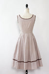 Mocha Seersucker Dress S