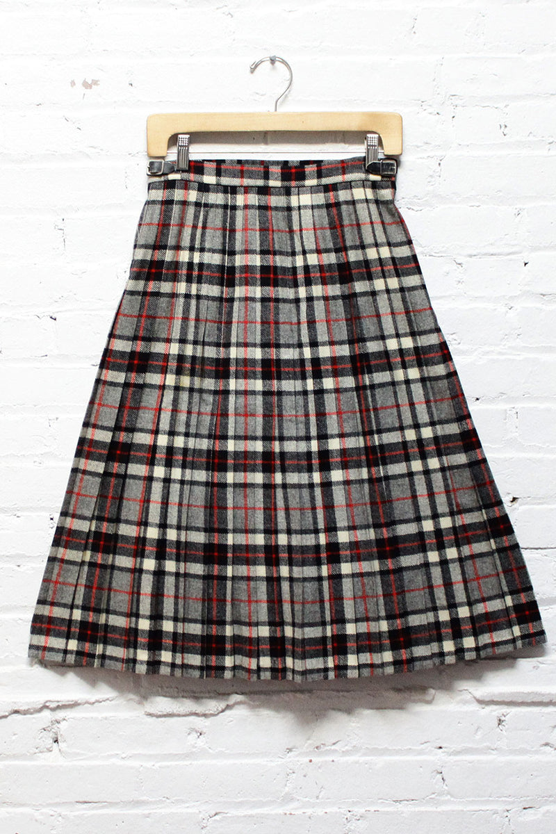Red Line Plaid Kilt XS/S