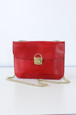 Ruby Leather Envelope Purse