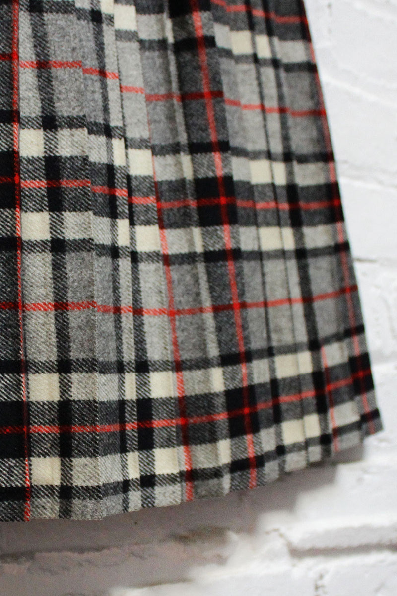 Red Line Plaid Kilt XS/S
