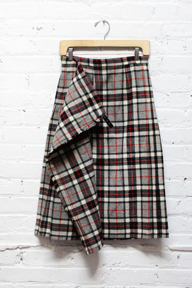 Red Line Plaid Kilt XS/S