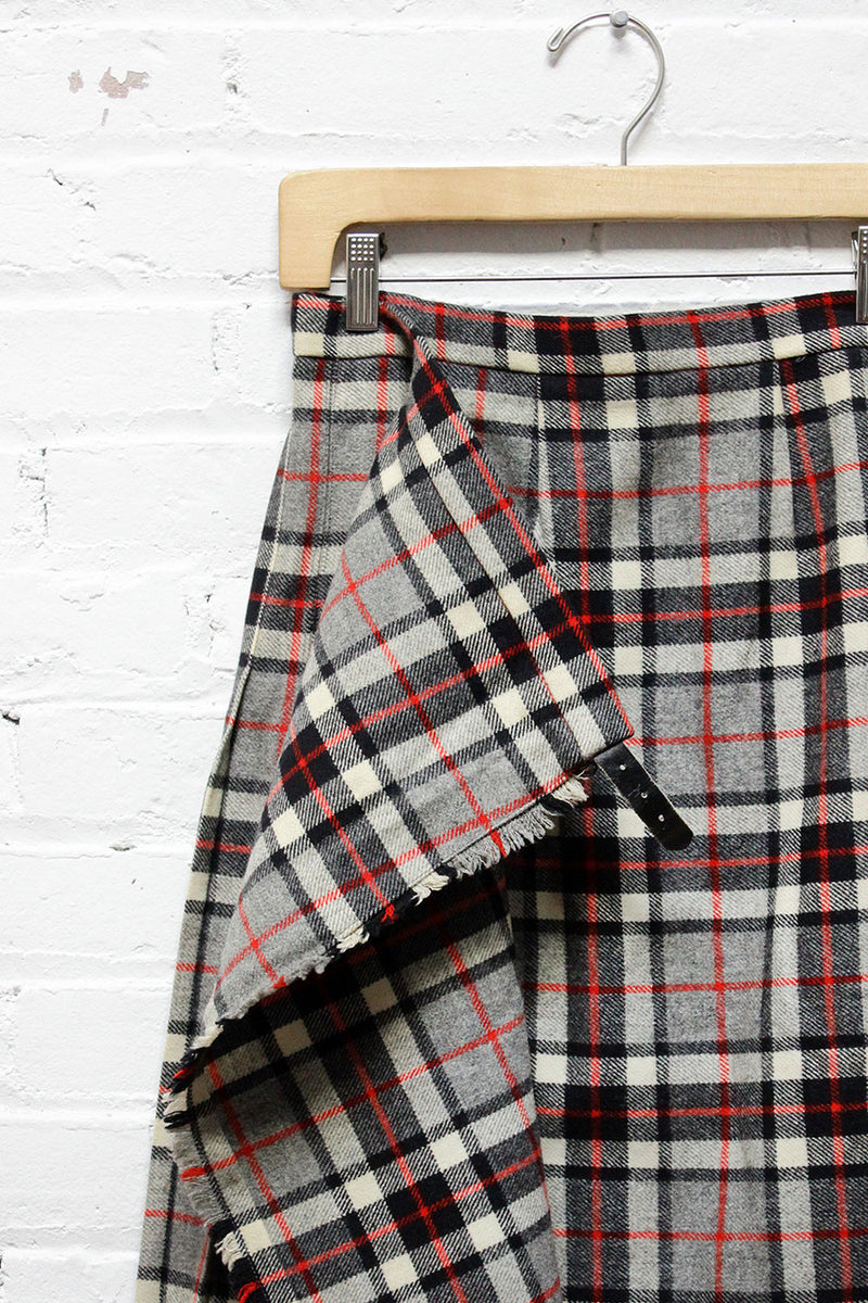 Red Line Plaid Kilt XS/S