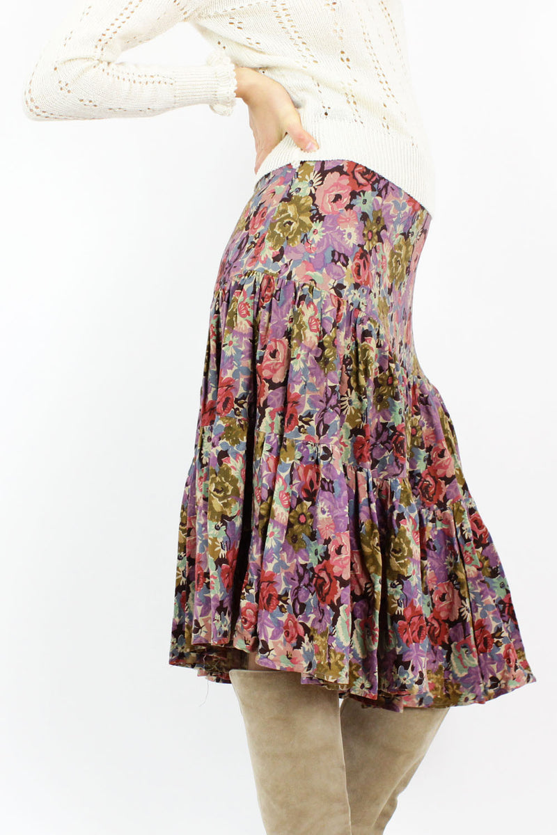 Sale / Dusty Rose Prairie Skirt XS/S