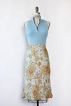 Swirly Paisley Bias Cut Skirt M/L