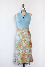 Swirly Paisley Bias Cut Skirt M/L
