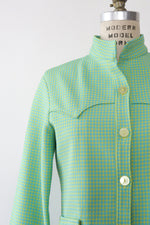 Electric Houndstooth Shacket M