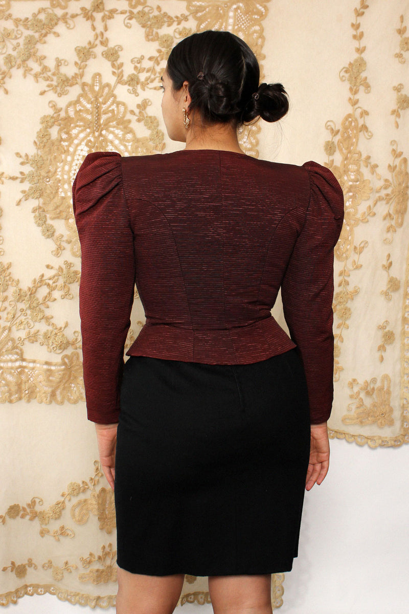 Structural Puffed Bow Top M/L