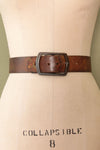 Acorn Tooled Leather Belt S-L
